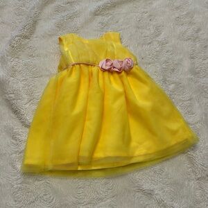 Carter's Yellow Dress with Pink Accents